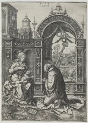 Szent Bernát látomása, 1524.