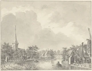 Harmelen falu a Leidse Vaart mellett, Utrecht mellett