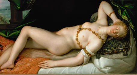 Sleeping Venus (festmény tölgyfára)