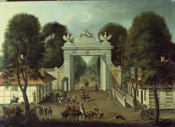 Vadászház Potsdamban, 1735 körül