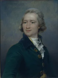 Ivan Ivanovics Dmitriev költő portréja 1760-1837