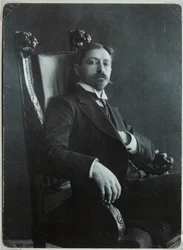 Ivan A. Bunin szerző portréja 1870-1953, 1909