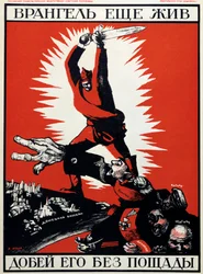 Szovjet politikai plakát, 1920