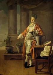 Orosz: "P.A.Demidov portréja" Procope Demidov portréja