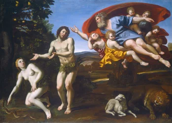 Ádám és Éva megfeddése, 1626