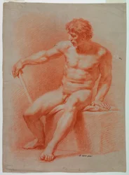 Rajz, Rajz, Akt, 1740 körül, 1740 körül