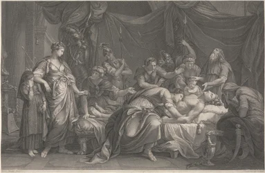 Andromache Hector halálát siránkozva