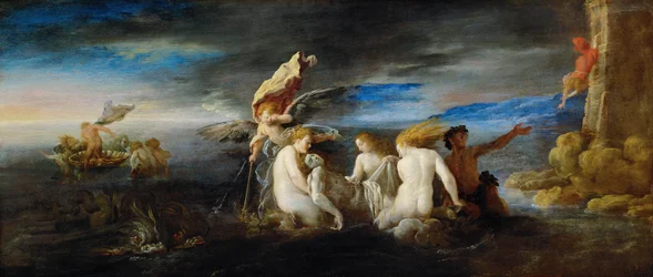 A halottakat gyászoló hős Leander c. 1622