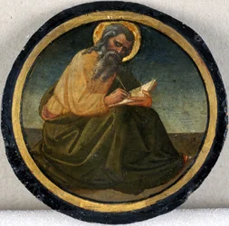 Egy evangélista, 1460 körül (tempera nyárfán)