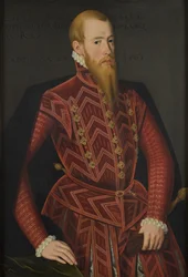 Eric XIV de Suede – XIV. Erik svéd király (1533-1577) portréja, Verwilt, Domenicus (aktív 1544-1566). Olaj, fa. Mérete: 103x69 cm. Nemzeti Múzeum Stockholm