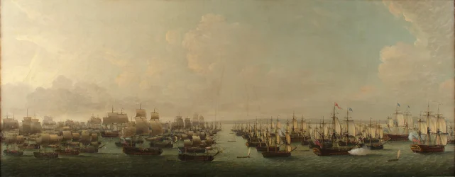 Az angol hajóraj Havanna megtámadására 1762-ben