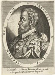 Ercole II dEste 1508-1559, Ferrara, Modena és Reggio hercege, kb. 1600