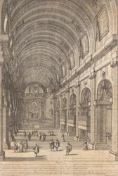 De Retz bíboros által a római San Luigi-templomban a Szent F...-ra rendelt dekoráció, 1665.