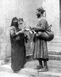 Egy vízárus, Kairó, Egyiptom, 1936.
