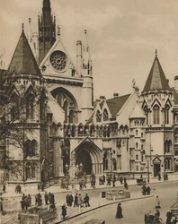 Királyi Bíróság az Essex Street sarkán lévő ablakból, 1935.
