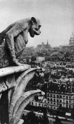 Kődémon, Notre Dame, Párizs, Franciaország, 1930-as évek