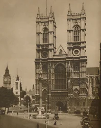 Wren keze a Westminster Abbey szövetében, 1935.