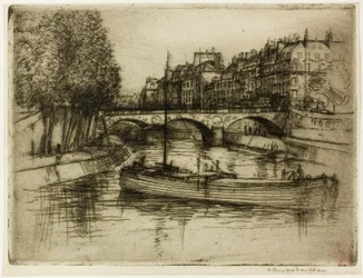A Pont St. Michel, Párizs