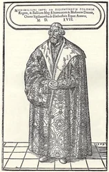 Sigmund von Herberstein báró lengyelországi és oroszországi nagykövet portréja, 1559