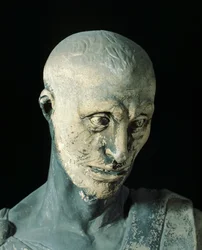 Donatello Habakuk (kb. 1386-1466), márványszobor, részlet