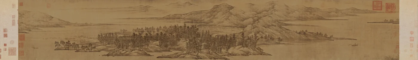 Jiangnan nyári kilátás, 10. század.
