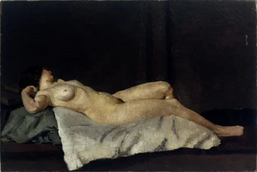 Hanyatt fekvő női alak, 1912