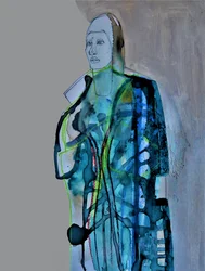 Absztrakt divatfigura