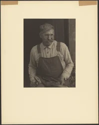 [James Duff, A Fiddler, Hazard, Kentucky, Holding Tools]