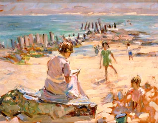 Strand jelenet