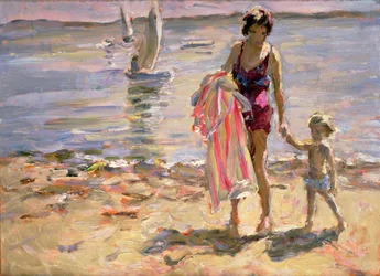 Strandjelenet, II