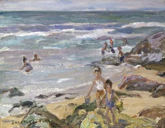 Summertime by the Sea (olaj, tábla)