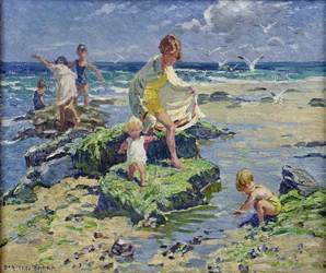 Water Babies (olaj, vászon)