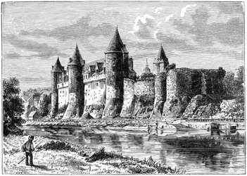 Josselin kastély, Franciaország, 1898