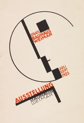 Kiállítás Bauhaus Weimar Bauhaus kiállítás. Képeslapok, 1923.