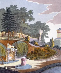 Kerti dekorációk, G. van Laar Magazine of Garden Gems-ből, 1802-ben