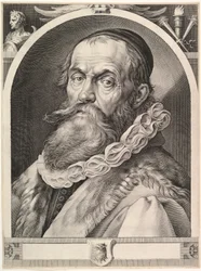 Hendrick Goltzius portréja, kocsma. 1617.