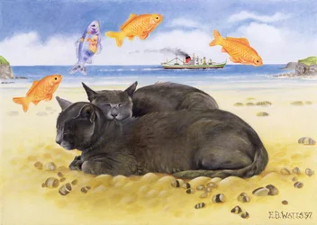 Fish Dreams, 1997 (akril, vászon)