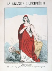 A republikánus Franciaország allegóriája, 1871.