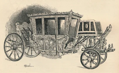 A hangszórók kocsija: tizenhetedik század. South Kensington, 1886