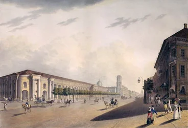 Gostiny Dvor, Szentpétervár, 1820-as évek
