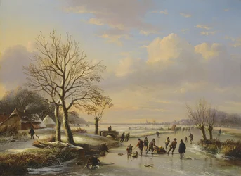 A jégkorcsolyázók, 1850