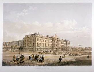 Buckingham-palota, London, 1852