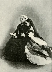 Őfelsége Beatrice hercegnővel, 1871. április, 1897.