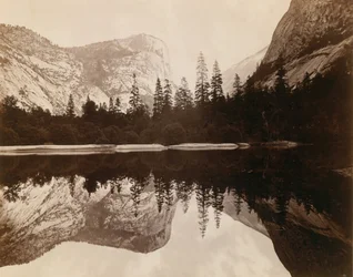 Mirror Lake, Yosemite völgye, 1872.