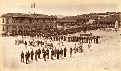 A művész fogadása, Quezaltenango, Guatemala