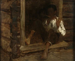 Fekete fiú, kb. 1860-61