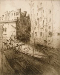 A velencei zsidó gettó, 1906.