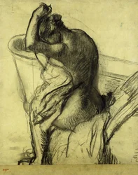 Fürdő után; Apres le Bain, 1899