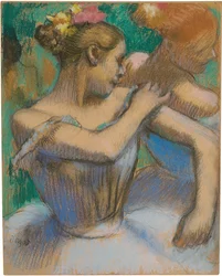 Táncosnő igazgatja a vállát, 1896-99 körül