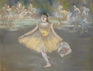 Táncos csokorral, 1923 előtt